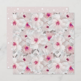 Fintvätt och rosa blommigt