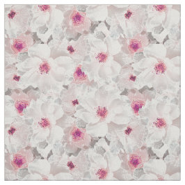 Fintvätt och rosa blommigt tyg