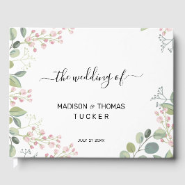 Fintvävar och eukalyptus Löv Gästböcker