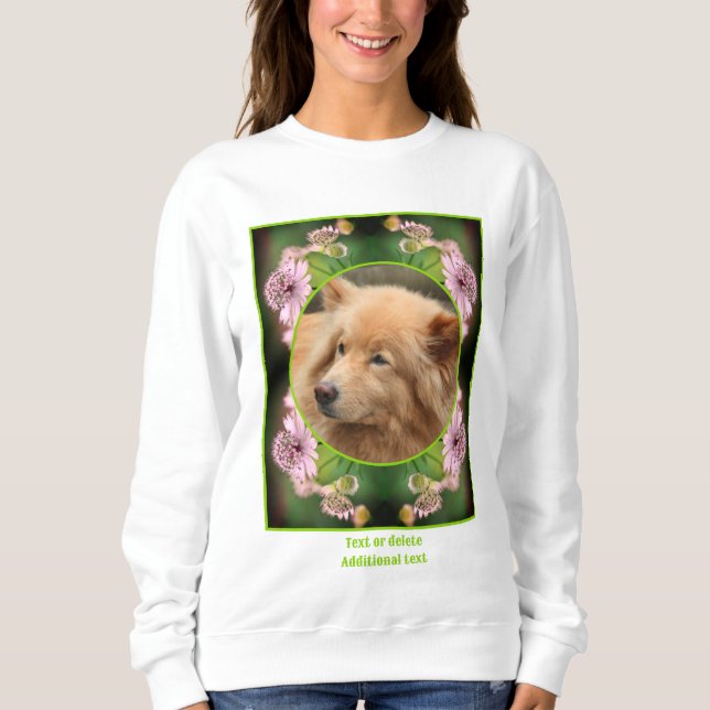 Fintvävar Ram Skapar ditt eget foto T Shirt (Framsida)