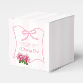 Finurlig En Båge Blommig 1-årsfest Presentaskar