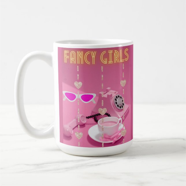 finurliga flickor kaffemugg (Vänster)