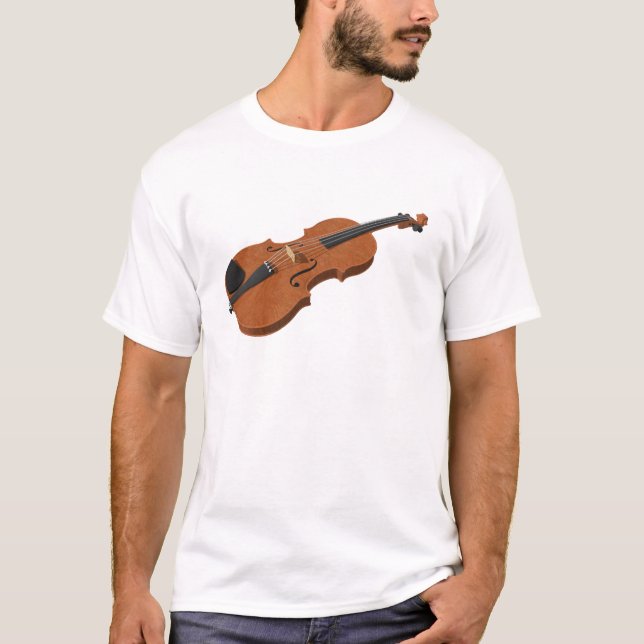 Fiol: 3D modellerar: Tee Shirt (Framsida)