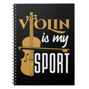 Fiol är min sport anteckningsbok