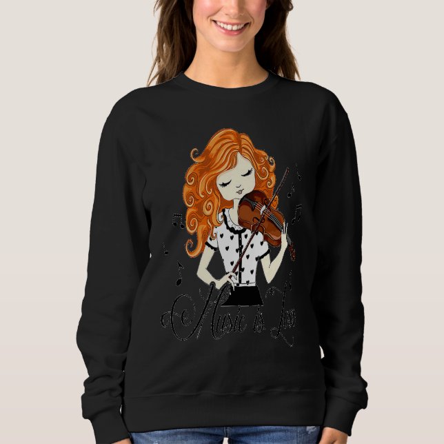 Fiol  Fiol Klänning Musikal  Ungdom T Shirt (Framsida)