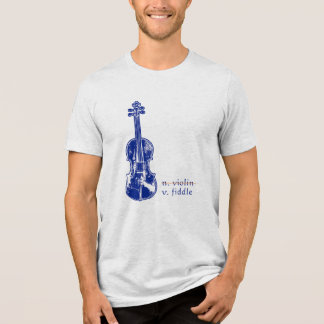 Fiol Inte Violin Bluegrass Country Musik Present T Shirt