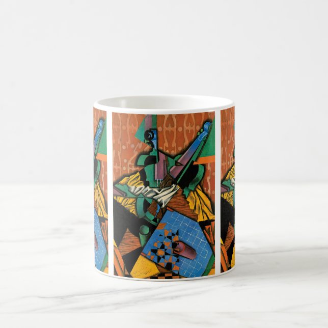 Fiol och kontrollör av Juan Gris Kaffemugg (Center)