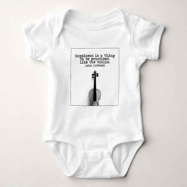Fiol och lycka t-shirt (Framsida)