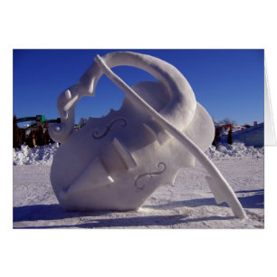 Fiol - vinterkarneval, Quebec City Hälsningskort