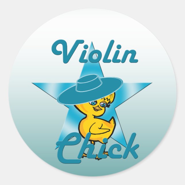 Fiolchick #7 runt klistermärke (Framsida)
