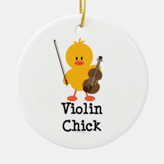 Fiolchickprydnad Julgransprydnad Keramik