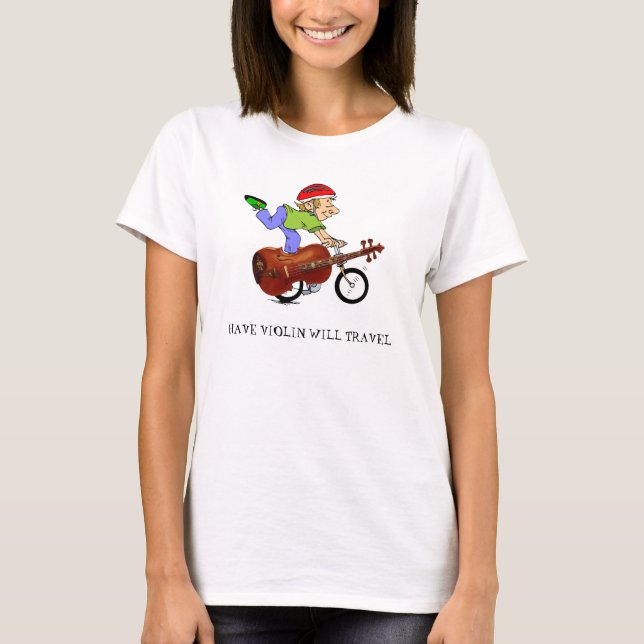 FIOLCYKEL - T-TRÖJA TEE (Framsida)