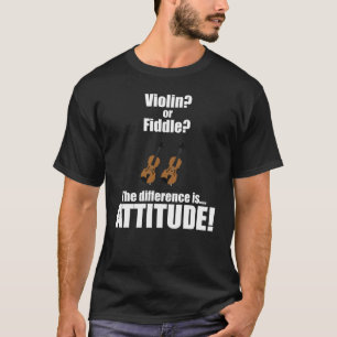 Fiolen eller mixtrar skillnaden är inställningen t-shirt