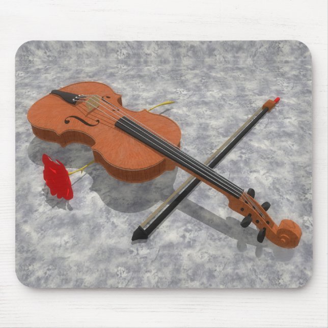Fiolen & ron: Beställnings- Mousepad Musmatta (Framsidan)