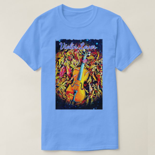 fiolin älskare 2 t shirt (Design framsida)