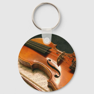 Fiolkonsert Keychain Nyckelring