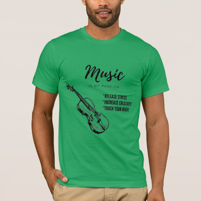 fiolmusik t shirt (Framsida)