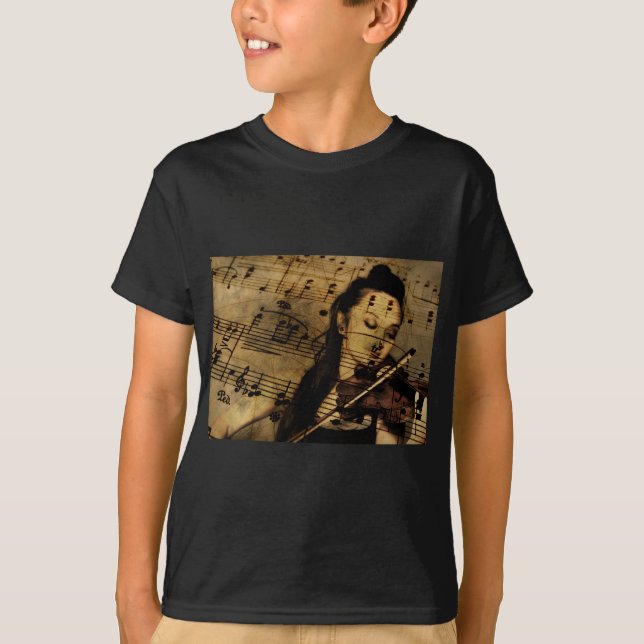 Fiolnotblad T Shirt (Framsida)
