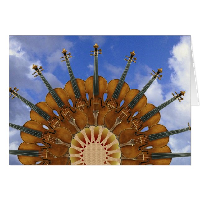 Fiolsolros Hälsningskort (Framsidan Horizontal)