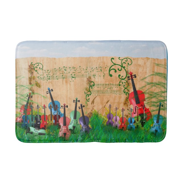 Fiolträdgård Badrumsmatta (Framsidan)