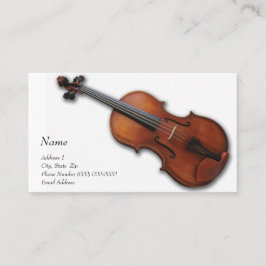 FiolViolavisitkort för fiolplatsen Visitkort