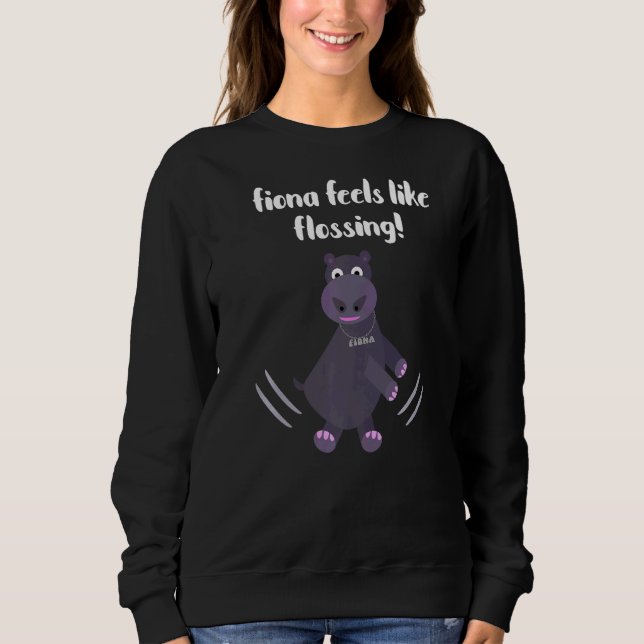 Fiona Baby Hippo från Cincinnati känns som Fl T Shirt (Framsida)