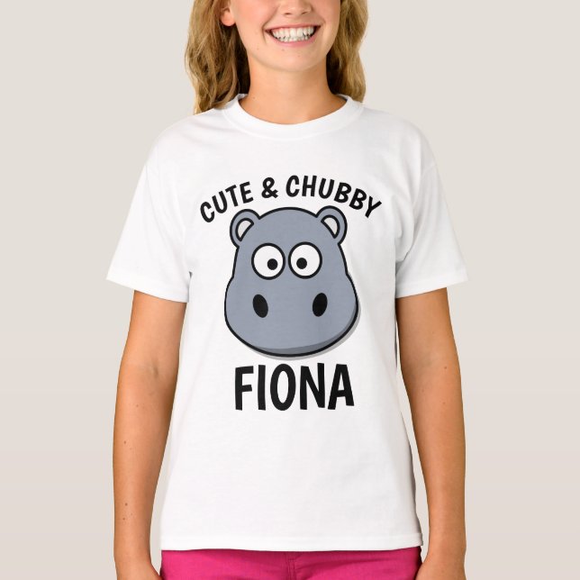 FIONA BABY HIPPO T-Shirts (Framsida)
