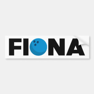 Fiona bowling bildekal