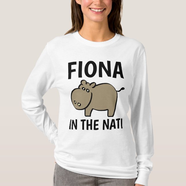FIONA CINCINNATI FLODHÄSTT-tröja T Shirt (Framsida)
