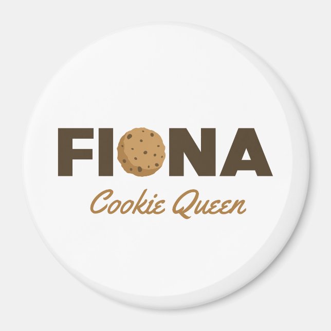 Fiona cookie Queen Magnet (Framsidan)