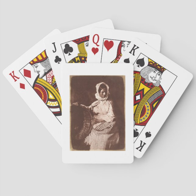 Fiona Hall, Newhaven, c.1843-47 (pappert salttryck Casinokort (Baksidan)