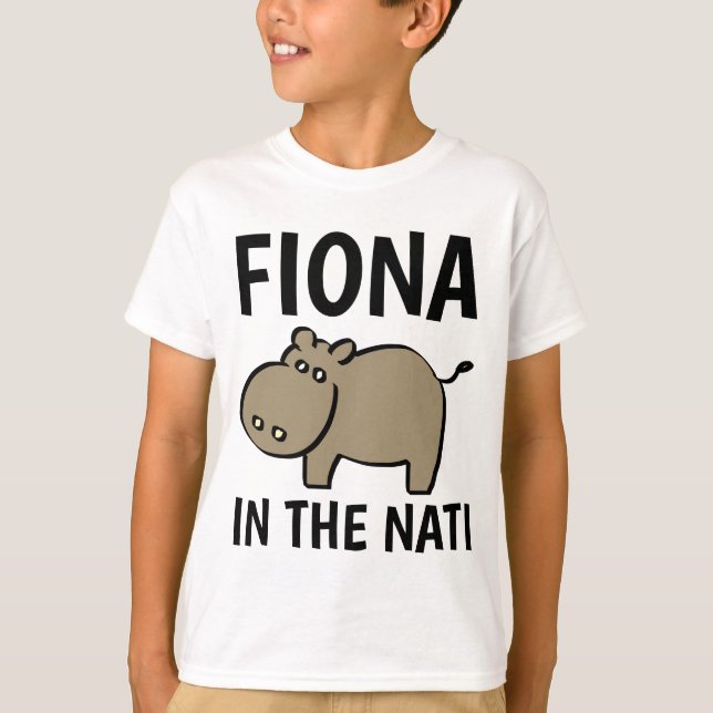 FIONA HIPPO Kids T-Shirts (Framsida)