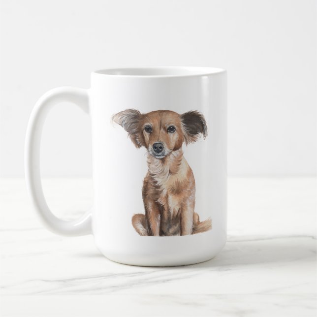 Fiona Hund Mugg | 15 oz (Vänster)
