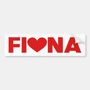 Fiona Kärlek Bildekal