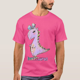 Fiona Namn Shirt Girl Dinosaur Födelsedagsfest Fio T