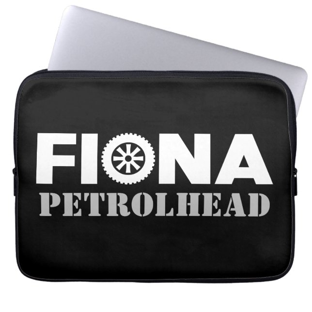 Fiona Petrol Head Laptop Fodral (Framsidan)