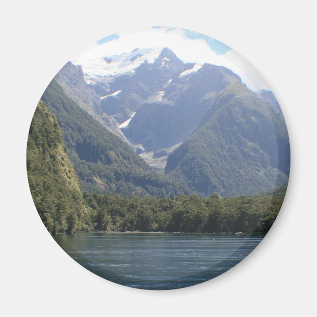 Fiordland National Park, Nya Zeeland Magnet (Framsidan)