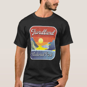 Fiordland National Park Souvenir New Zealand Natur T Shirt