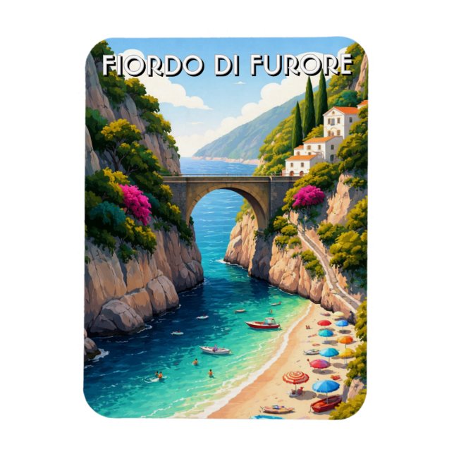 Fiordo di Furore Italien Magnet (Vertikal)