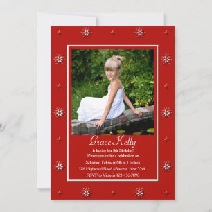 Fiorett fotokort inbjudningar