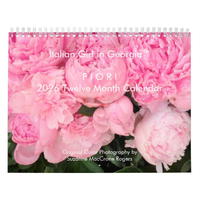 Fiori 2026 Fotokalender - Botanik & Blomningar Kalender (Omslag)