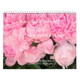 Fiori 2026 Fotokalender - Botanik & Blomningar Kalender