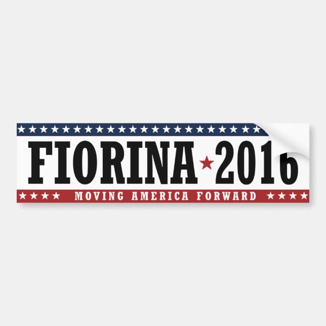 Fiorina 2016 flyttaAmerika framåt rikligt - .png Bildekal (Framsidan)