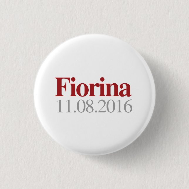 Fiorina på November 8th 2016 Knapp (Framsida)