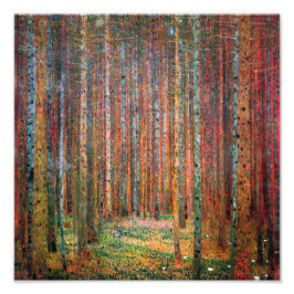 Fir Forest | Gustav Klimt | Fototryck