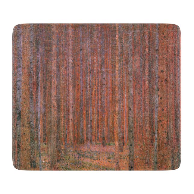 Fir Träd Forest (av Gustav Klimt) (Framsidan)