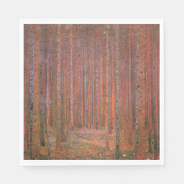 Fir Träd Forest (av Gustav Klimt) Pappersservett