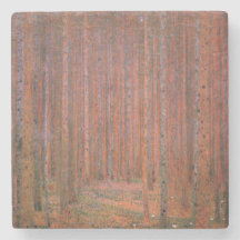 Fir Träd Forest (av Gustav Klimt)