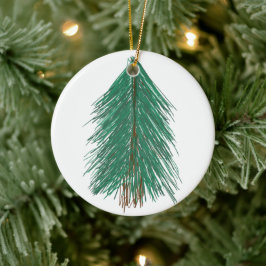 Fir Träd Forest Julgransprydnad Keramik