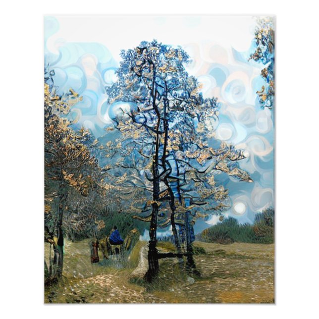 FIR TRÄD FOTOTRYCK (Framsidan)